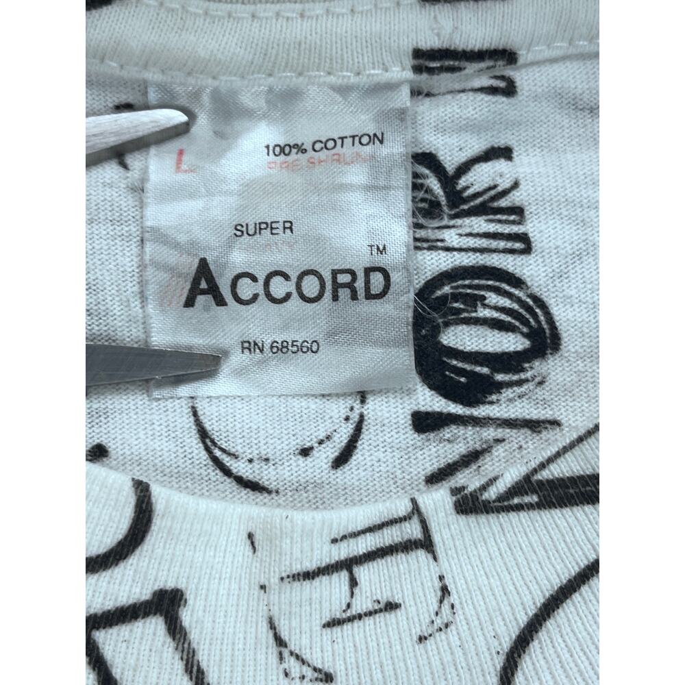 Vintage "North Side" All-Over Print Tee L - Picture 5 of 6